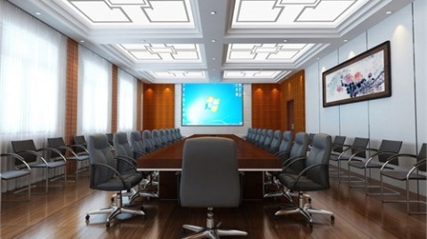 视频会议室设计方案：声音拖垮会议？金华这间会议室把混响压到0.4s